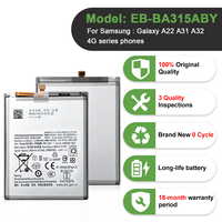 Batterie de qualité supérieure pour téléphones Samsung Galaxy A10E A20E A11 A16 A21 A20S A10S A25 A35 A55 A31 A22 4G – Commande en gros disponible – CE