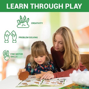 Novedad 2025: Kit de Manualidades Educativas Tempranas de Fieltro de Lana DIY para Niños, Animales de Fieltro de Navidad, Juguetes de Costura DIY - Product Image 6