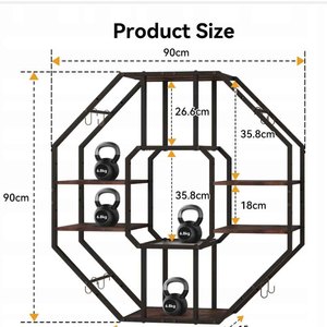 Accesorios de Cocina/Muebles de Salón, Estantes de Exhibición, Botellero, Soporte para Botellas, Mueble de Barra de Metal, Estante para Alcohol - Product Image 5