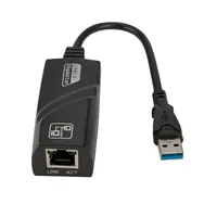 Gigabit USB 3.0 Hingga 10 100 1000 Mbps Adaptor Jaringan USB 3.0 Ke RJ45 Adaptor Lan Berkabel Usb Ke Adaptor Ethernet