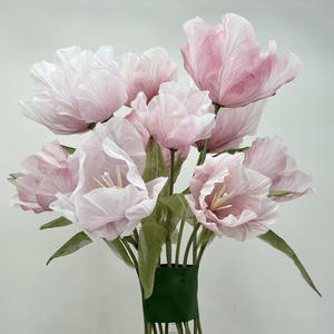 Flores Gigantes Artificiales Decorativas, Tulipanes Hechos a Mano para Decoración del Hogar, Tienda, Ventana, Boda - Product Image 5