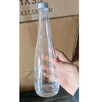 Bouteille d'eau en verre pour aliments pour bébés et jus, bouchon en aluminium 100 % recyclable, qualité alimentaire, logo personnalisé disponible