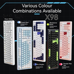 EWEADN X99 RGB tri-chế độ máy tính để bàn Bàn phím PBT Keycaps tùy chỉnh với bên khắc eSports nhà máy trực tiếp sản phẩm mới - Product Image 5