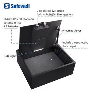 Safewell thiết kế mới kim loại điện tử an ninh kỹ thuật số key tùy chỉnh kích thước khách sạn An toàn hộp - Product Image 4
