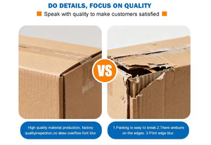 Caja <span class=keywords><strong>de</strong></span> Cartón Corrugado Resistente, Caja <span class=keywords><strong>de</strong></span> Cartón Corrugado <span class=keywords><strong>de</strong></span> Gran Tamaño, Resistente a Impactos, Plegable, <span class=keywords><strong>para</strong></span> Logística y <span class=keywords><strong>Mudanzas</strong></span> - Product Image 6