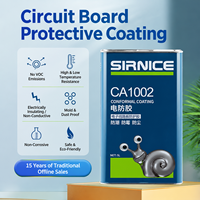 Revêtement Conforme Acrylique Résine de Silicone Sans Solvant Protection UV Fluorescente pour PCB UL94 V-0 CA1002