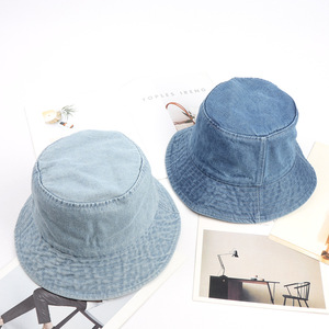 Chapeau seau en jean à la mode avec broderie-Option personnalisable, service OEM disponible, design unisexe pour les quatre saisons - Product Image 2