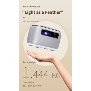 Mini <span class=keywords><strong>Proyector</strong></span> Inteligente V8 Pro Android 9 Full HD 1080P Enfoque Automático Keystone Resolución Máxima 4K LED <span class=keywords><strong>Proyector</strong></span> Portátil Wifi - Product Image 1
