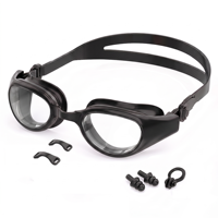 Lunettes de natation pour adultes en gros d'usine, verres miroir anti-buée, pour piscine