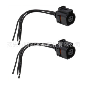 Conector de Sensor de Temperatura del Agua 4B0 973 712 de Plástico Negro para Uso Automotriz - Product Image 4