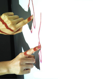 New Smart Auto Calibrate <strong>Interactive</strong> White Board Whiteboard High Gloss White Mdf Board Finger <strong>Touch</strong> and Portable FLYIN (OEM) FP3 - Product Image 3