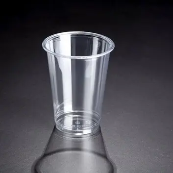 Gran oferta, contenedor de bebidas frías de 84mm, vasos de plástico desechables transparentes para jugo de mascotas con tapas