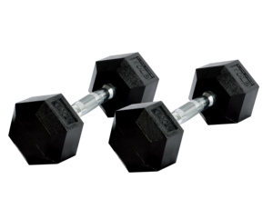 Phòng tập thể dục chuyên nghiệp điện thiết bị đào tạo bán buôn tùy chỉnh HEX quả tạ Set gang với lớp phủ cao su trọng lượng miễn phí quả tạ - Product Image 5