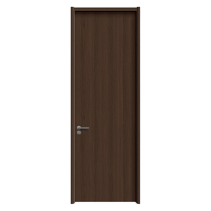 Puerta Interior Moderna de Madera Sólida con Cristal de Carbono para Dormitorio, Puerta para Apartamento y Hotel - Product Image 6