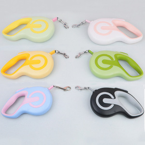 Nueva correa para mascotas, correa para perros, recubierta de goma, autorretráctil, cadena reflectante para perros, correa para pasear perros, artículos para exteriores - Product Image 2