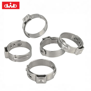 Colliers <span class=keywords><strong>de</strong></span> <span class=keywords><strong>serrage</strong></span> PEX <span class=keywords><strong>à</strong></span> une <span class=keywords><strong>oreille</strong></span> en acier inoxydable 304 pour tubes PEX / joints homocinétiques <span class=keywords><strong>de</strong></span> moto - Product Image 4