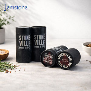 Boîte d'emballage cylindrique en carton écologique pour épices et poudre de poivre, tube en papier kraft de qualité alimentaire pour café et thé, conception personnalisée - Product Image 4