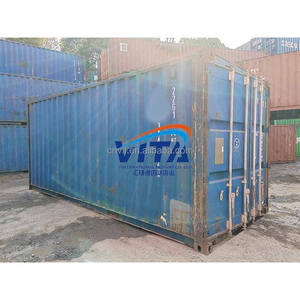 Conteneur maritime 20GP d'occasion en stock, conteneur sec standard d'occasion 20GP. - Product Image 3