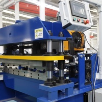 Máquina Perfiladora de Lámina Trapezoidal de 7 Nervaduras para Paneles de Techo de Acero Prepintado (PPGI/GI) para Construcción de Techos en Almacenes, Fábricas, Granjas y Talleres