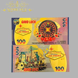 Nouvelle banque d'argent américaine de <span class=keywords><strong>Las</strong></span> <span class=keywords><strong>Vegas</strong></span> 2026 plaquée or 24 carats pour collection - Product Image 3