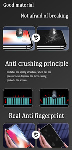 100d protecteur d'écran de téléphone portable en céramique haute définition, <span class=keywords><strong>incassable</strong></span>, ajustement complet pour <span class=keywords><strong>iphone</strong></span> 14 PRO 13 12 MINI 11 <span class=keywords><strong>XR</strong></span> pour samsung - Product Image 4