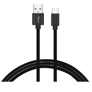 מפעל מחיר נמוך באיכות גבוהה USB 2.0 סוג C כבל 3A מהיר טעינת כבל עם ניילון קולעת