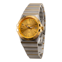 Montre mécanique de luxe pour femmes, boîtier et bracelet en acier inoxydable, cadran en verre, affichage par aiguilles, vente chaude