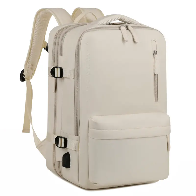 Çok fonksiyonlu seyahat sırt çantası Unisex uçak çantası Notebook çantaları USB şarj hafif dizüstü sırt çantaları