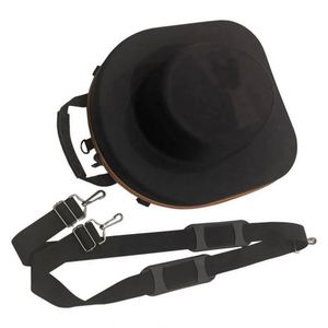 Hat Holder Travel Hat Case With <b>Tablet</b> Pocket Hat Box Travel Carrier Case With Handle Strap Shoulder Strap Luggage Strap - Product Image 2