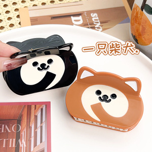 Lindo rollo de pan de dibujos animados color a juego perro rascar clip animal acetato <span class=keywords><strong>pelo</strong></span> rascar accesorios para el cabello femenino - Product Image 1