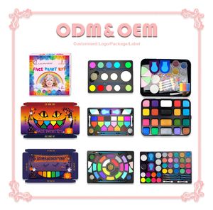 สีเพ้นท์หน้าวีแกนสำหรับฮาโลวีน สูตรน้ำ ล้างออกได้ ปลอดสารพิษ สำหรับเด็ก - Product Image 6