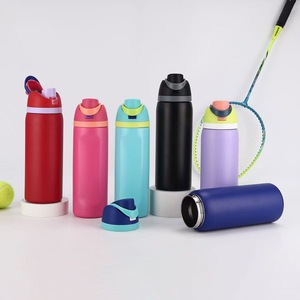 Botella de Agua Aislada al Vacío de Acero Inoxidable de Alta Calidad de 16oz 19oz 24oz 32oz, Mantiene el Frío o el Calor para Deportes al Aire Libre, Yoga - Product Image 5