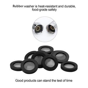 Kit lavacristallo universale per doccia in acciaio inox e guarnizioni sigillanti in gomma per rubinetto/soffione per riparazione perdite 20 pezzi - Product Image 6