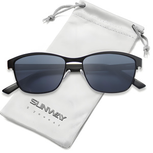 Gafas de Sol de Metal Mate para Hombre, Diseño Clásico, Alta Calidad, Tendencia 2025, Gafas de Sol Polarizadas para Conducir al Aire Libre - Product Image 3