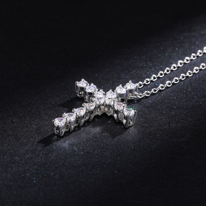 Collana con Ciondolo a Cuore in Cristallo per Donna, Gioielli alla Moda - Product Image 4