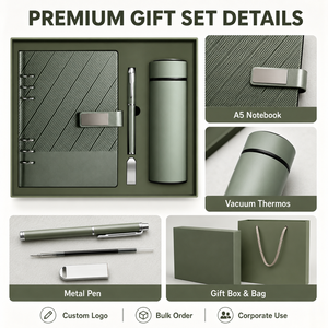 Set de Regalo Premium para Empleados, Set de Regalo de Bienvenida, Regalos Promocionales al por Mayor, Caja de Regalo con Logotipo Grabado, Set de Regalo de Fin de <span class=keywords><strong>Año</strong></span>, Set de Regalo para Recursos Humanos - Product Image 5