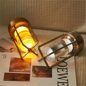 No Button Cordless <strong>Lantern</strong> Table <strong>Lamp</strong> Type C RechargeableTouch Control Camping Restaurant Bar - Product Image 2
