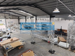 Sistema de armazón de aluminio ligero ESI Alta capacidad de carga curvada para armazón de escenario para carga estructural reducida portátil - Product Image 5