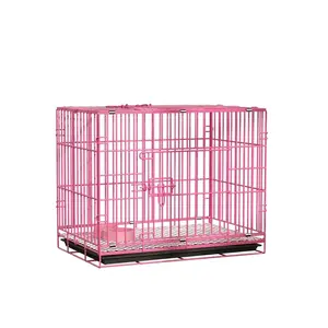 Best sellers 2024 amazon pet supplies foldable cat carrier and dog carrier with thick wire cage