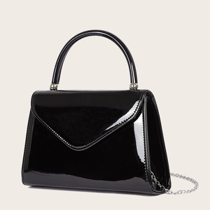 2024 compras en línea Mini bolsos de moda mujer negro PU bolso de mano para damas - Product Image 2
