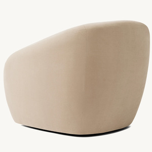 Fauteuil <span class=keywords><strong>de</strong></span> loisirs en velours <span class=keywords><strong>de</strong></span> style américain Rhoohill RH, mobilier <span class=keywords><strong>de</strong></span> salon, canapé individuel, fauteuil <span class=keywords><strong>de</strong></span> chambre à coucher, fauteuil pivotant moderne - Product Image 4