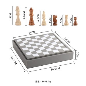 Tùy Chỉnh Sang Trọng Da Trò Chơi Cờ Vua Với Chuyên Nghiệp Hội Đồng Quản Trị Trò Chơi Giải Đấu Bộ Cờ Vua - Product Image 3