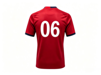 National Fußballtrikot-Sets – Blanko Rot Weiß Schwarz Uniform Thailand Qualität Jubiläums-Fußballtrikot 100% Kurzarm Sommer Welike