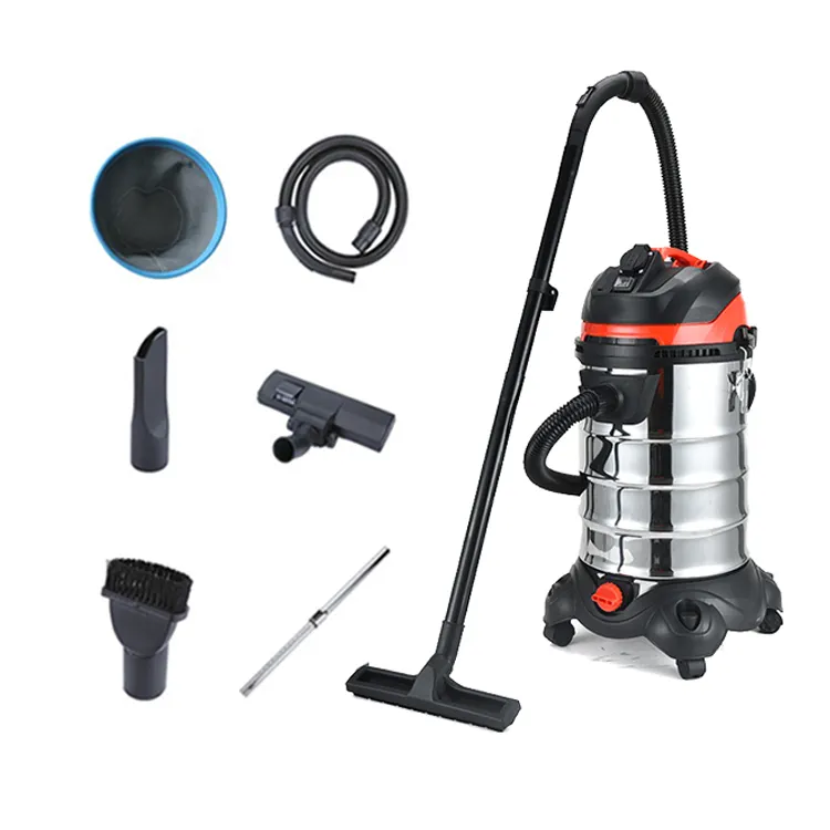 50L Factory Price 3600W 23KPA Wet And Dry Industrial Car Vacuum Cleaner Used To Outdoor And Hotel Pond