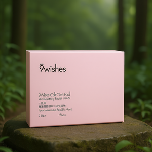 แผ่นมาส์กหน้า 9Wishes Calm Cica Pad 70 แผ่น สูตรปลอบประโลมผิว - Product Image 3