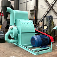 Broyeur de bois Xin Zhuohui, déchiqueteur de sciure, système d'alimentation automatique forcé, machine à broyer le bois, moteur, capacité 2T/H pour