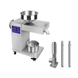 เครื่องสกัดน้ำมันขนาดเล็กสแตนเลสสำหรับใช้ในบ้าน เครื่องสกัดน้ำมันแบบสกรูไฟฟ้า 220V สำหรับวอลนัท/เมล็ดทานตะวัน/มะพร้าว - Product Image 2