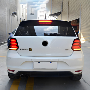 สำหรับรถยนต์ Volkswagen Polo ปี 2011-<span class=keywords><strong>2018</strong></span> ชุดไฟท้าย LED อัตโนมัติ 100W 6000K อุปกรณ์ตกแต่งรถยนต์ ไฟท้ายสไตล์ Benz GLK อัพเกรด - Product Image 4