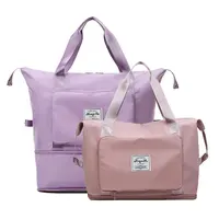 대용량 방수 파우치 토트 수하물 휴대용 남여 더플 가방 주최자 핸드백 접이식 여행 가방