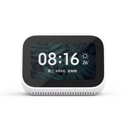 Original Xiaomi AI Smart Alarm Clock with Touch Screen Display Speaker Digital WiFi Connection Mini Plastic Cabinet